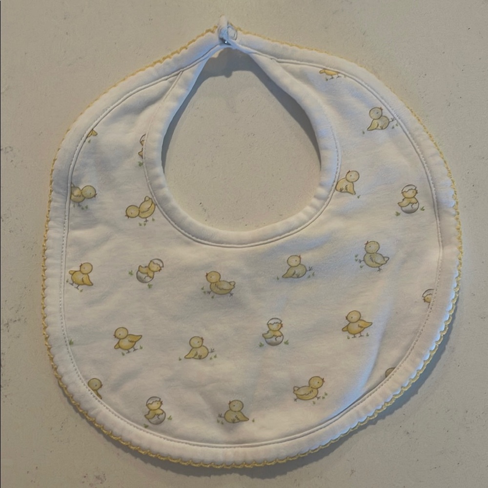 Adorable Duck Print Baby Bib